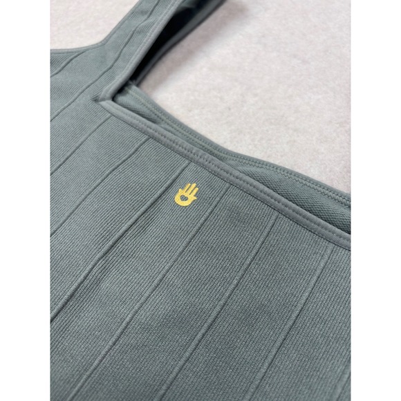 Spiritual Gangster Amara Wide Rib Seamless Tank Winter Thyme size XS/S - Picture 3 of 7